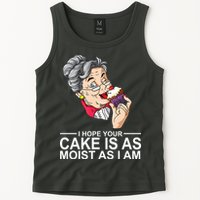 I Hope Your Cake Is As Moist As I Am Funny Tank Top