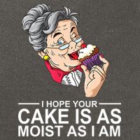I Hope Your Cake Is As Moist As I Am Funny Cotton Canvas Backpack