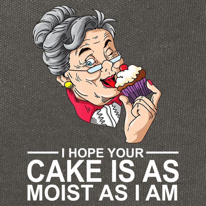 I Hope Your Cake Is As Moist As I Am Funny Cotton Canvas Backpack