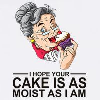I Hope Your Cake Is As Moist As I Am Funny Garment-Dyed Sweatshirt