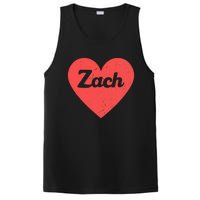 I Heart Zach First Names And Hearts I Love Zach PosiCharge Competitor Tank