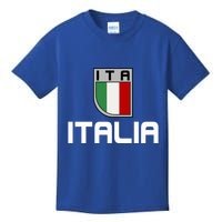 Italy Italia Football Soccer Logo Kids T-Shirt