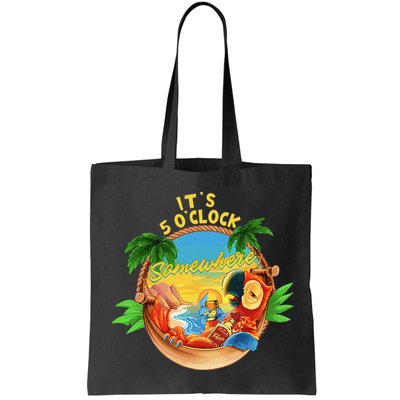 It Is 5 O'clock Somewhere Parrot Drinking Summer Vacation Bag