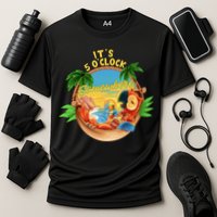 It Is 5 Oclock Somewhere Parrot Drinking Summer Vacation Performance Shirt