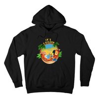 It Is 5 Oclock Somewhere Parrot Drinking Summer Vacation Hoodie