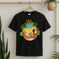 It Is 5 Oclock Somewhere Parrot Drinking Summer Vacation T-Shirt