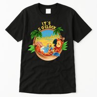 It Is 5 Oclock Somewhere Parrot Drinking Summer Vacation Tall T-Shirt