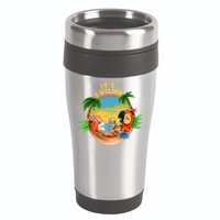 It Is 5 Oclock Somewhere Parrot Drinking Summer Vacation 16oz Travel Tumbler