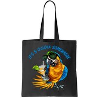 It Is 5 Oclock Somewhere Parrot Drinking Summer Vacation Bag