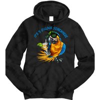 It Is 5 Oclock Somewhere Parrot Drinking Summer Vacation Tie Dye Hoodie