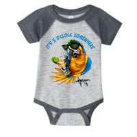 It Is 5 Oclock Somewhere Parrot Drinking Summer Vacation Infant Baby Jersey Bodysuit