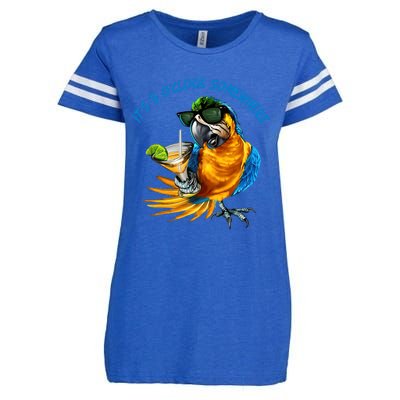 It Is 5 Oclock Somewhere Drinking Parrot Enza Ladies Jersey Football T-Shirt