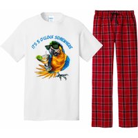 It Is 5 Oclock Somewhere Drinking Parrot Pajama Set