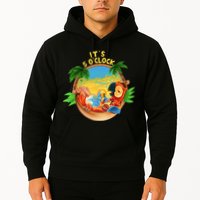 It Is 5 O'clock Somewhere Parrot Drinking Summer Vacation Hoodie