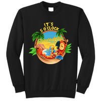 It Is 5 O'clock Somewhere Parrot Drinking Summer Vacation Sweatshirt