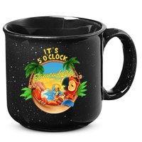 It Is 5 O'clock Somewhere Parrot Drinking Summer Vacation 15oz Campfire Ceramic Mug
