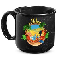 It Is 5 O'clock Somewhere Parrot Drinking Summer Vacation 15oz Campfire Ceramic Mug
