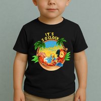 It Is 5 O'clock Somewhere Parrot Drinking Summer Vacation Toddler T-Shirt
