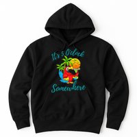 It Is 5 O'clock Somewhere Drinking Parrot Hoodie
