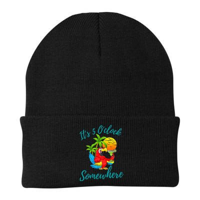 It Is 5 O'clock Somewhere Drinking Parrot Beanie