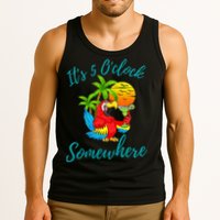 It Is 5 O'clock Somewhere Drinking Parrot Tank Top
