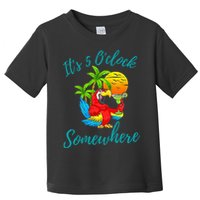 It Is 5 O'clock Somewhere Drinking Parrot Toddler T-Shirt