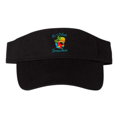 It Is 5 O'clock Somewhere Drinking Parrot Visor