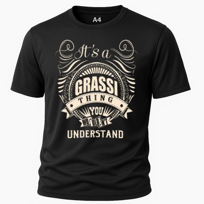 It Is A Grassi Thing Gifts Cooling Performance Crew T-Shirt