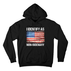 I Identify As NonBidenary Shirt Funny Anti Biden Hoodie