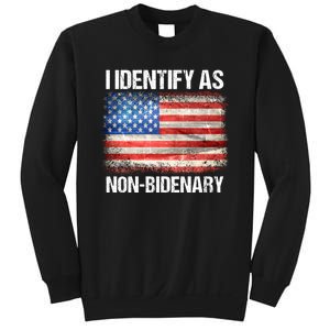 I Identify As NonBidenary Shirt Funny Anti Biden Sweatshirt