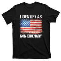 I Identify As NonBidenary Shirt Funny Anti Biden T-Shirt