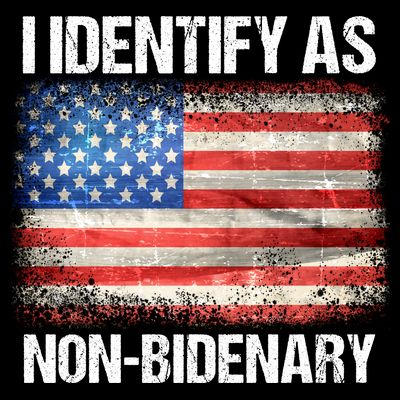 I Identify As NonBidenary Shirt Funny Anti Biden T-Shirt