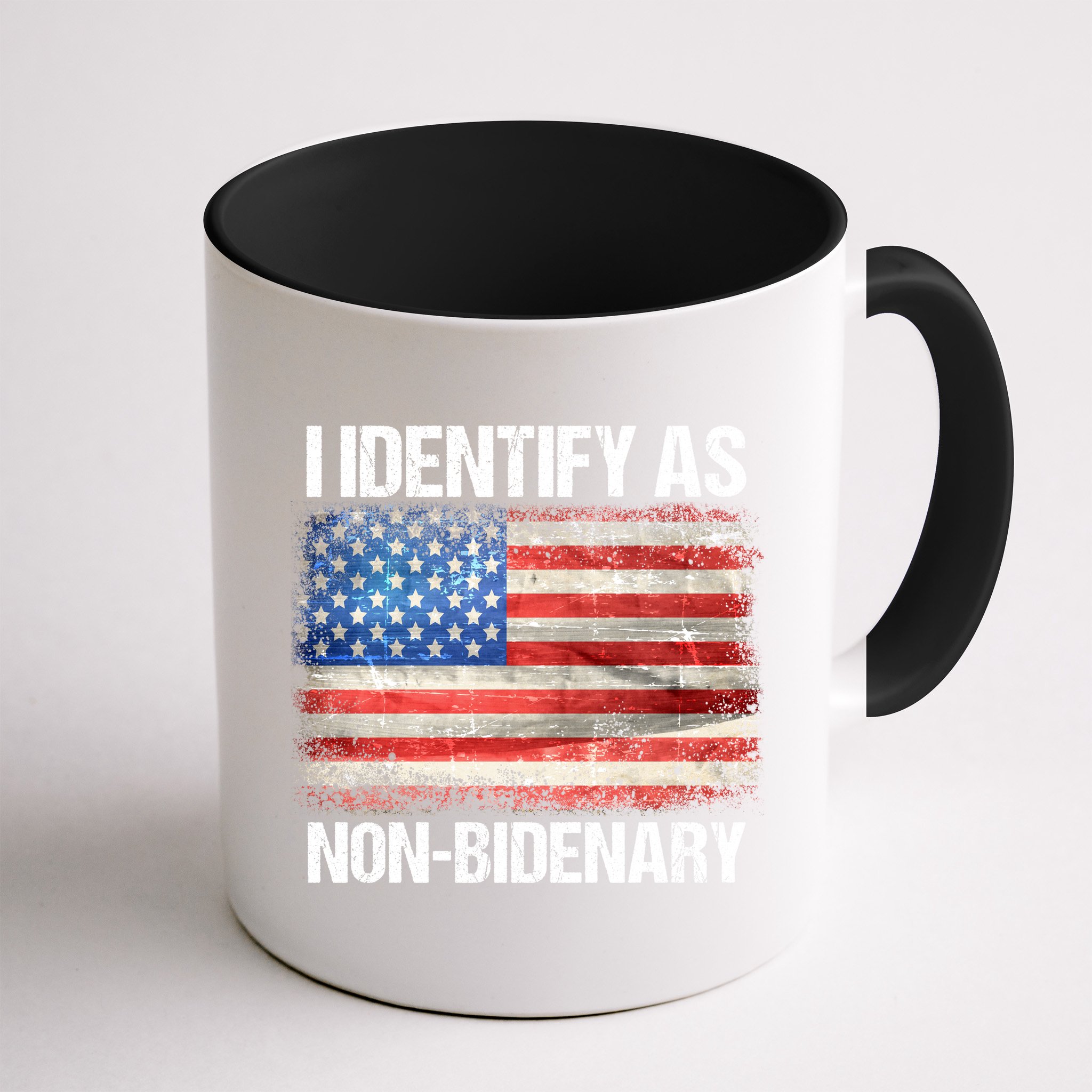 I Identify As NonBidenary Shirt Funny Anti Biden Mug