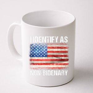 I Identify As NonBidenary Shirt Funny Anti Biden Coffee Mug