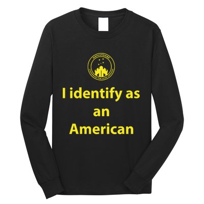 I Identify As An American Watchtower Command The High Ground Long Sleeve Shirt