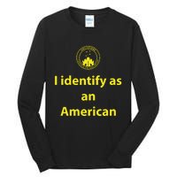 I Identify As An American Watchtower Command The High Ground Tall Long Sleeve T-Shirt