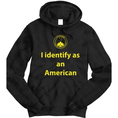 I Identify As An American Watchtower Command The High Ground Tie Dye Hoodie