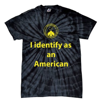 I Identify As An American Watchtower Command The High Ground Tie-Dye T-Shirt