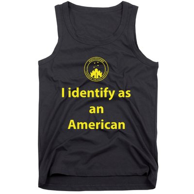 I Identify As An American Watchtower Command The High Ground Tank Top