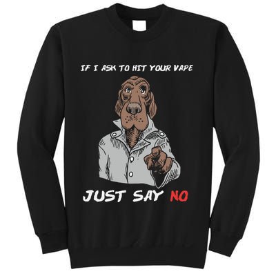 If I Ask To Hit Your Vape Just Say No Sweatshirt