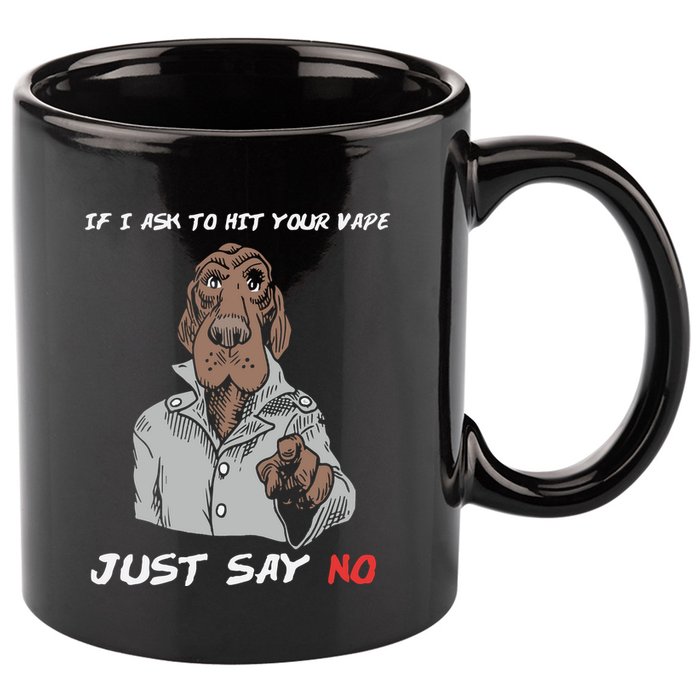 If I Ask To Hit Your Vape Just Say No 11oz C Handle Ceramic Mug