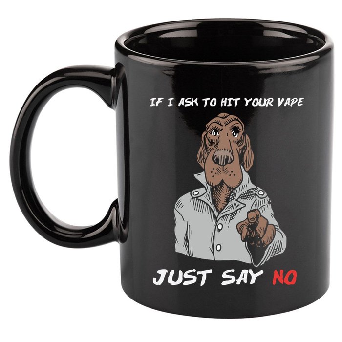 If I Ask To Hit Your Vape Just Say No 11oz C Handle Ceramic Mug