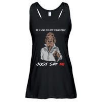If I Ask To Hit Your Vape Just Say No Ladies Essential Flowy Tank