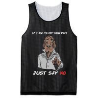 If I Ask To Hit Your Vape Just Say No Mesh Reversible Basketball Jersey Tank