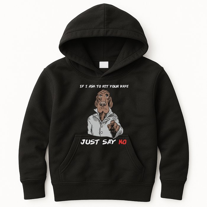 If I Ask To Hit Your Vape Just Say No Kids Hoodie
