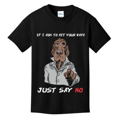 If I Ask To Hit Your Vape Just Say No Kids T-Shirt