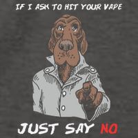 If I Ask To Hit Your Vape Just Say No Vector Backpack
