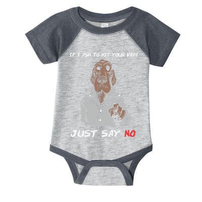 If I Ask To Hit Your Vape Just Say No Infant Baby Jersey Bodysuit