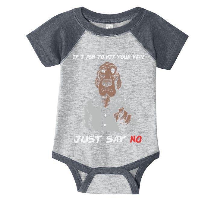 If I Ask To Hit Your Vape Just Say No Infant Baby Jersey Bodysuit