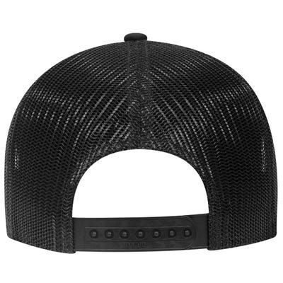 I Identify As An Over Taxed Under (On Back) 7 Panel Mesh Trucker Snapback Hat